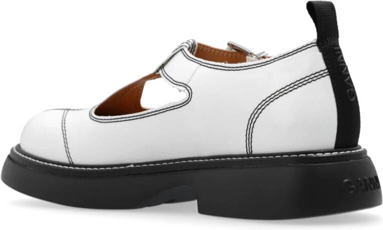 Ganni Schoenen met stikdetails White Dames