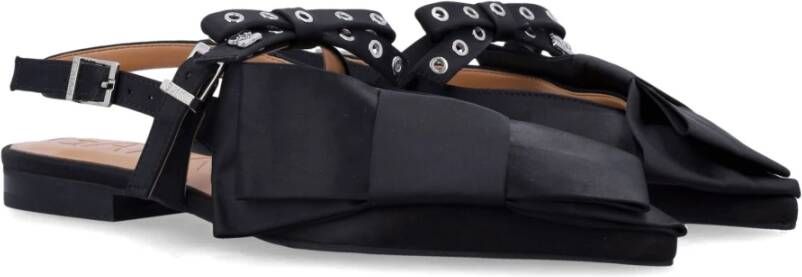 Ganni Strik Ballerina Jurk Black Dames