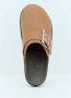 Ganni Suede Buckle Mules Flatform Schoenen Brown Dames - Thumbnail 7