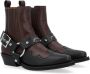 Ganni Western Chelsea Boot in Chocolade Brown Dames - Thumbnail 2