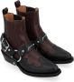 Ganni Western Chelsea Boot in Chocolade Brown Dames - Thumbnail 4