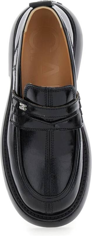 Ganni Zwarte Everyday Loafer Schoenen Black Dames