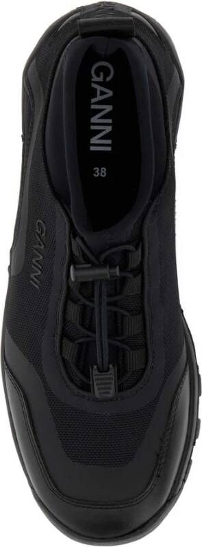 Ganni Zwarte Performance Neopreen Sneakers Zwart Dames