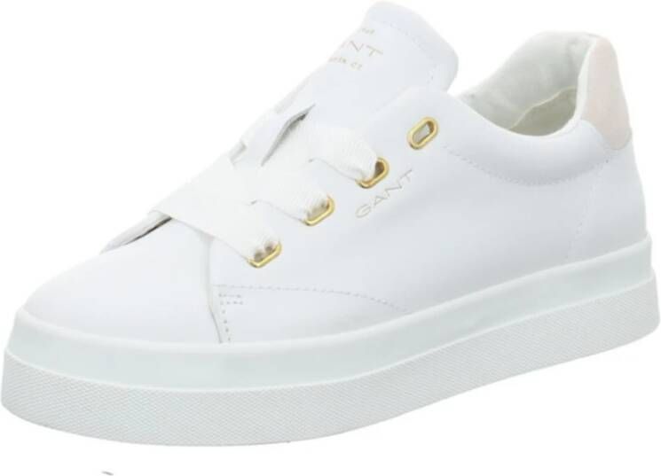 Gant Avona Sneakers Wit Leren Platform Schoenen White Dames