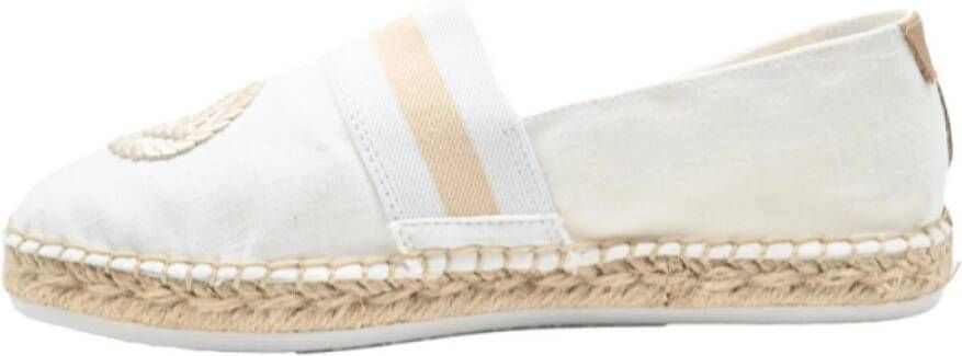 Gant Lage Schoenen Gewassen Linnen Off White Beige Dames