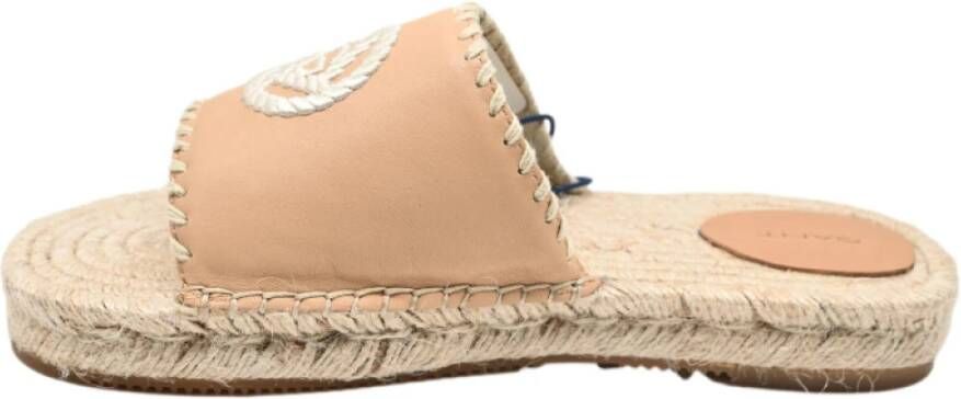 Gant Leren Sandalen Natuurlijke Stijl Beige Heren