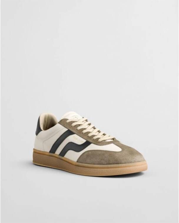 Gant Retro Leren Sneakers Beige Heren