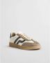 Gant Retro Leren Sneakers Beige Heren - Thumbnail 4