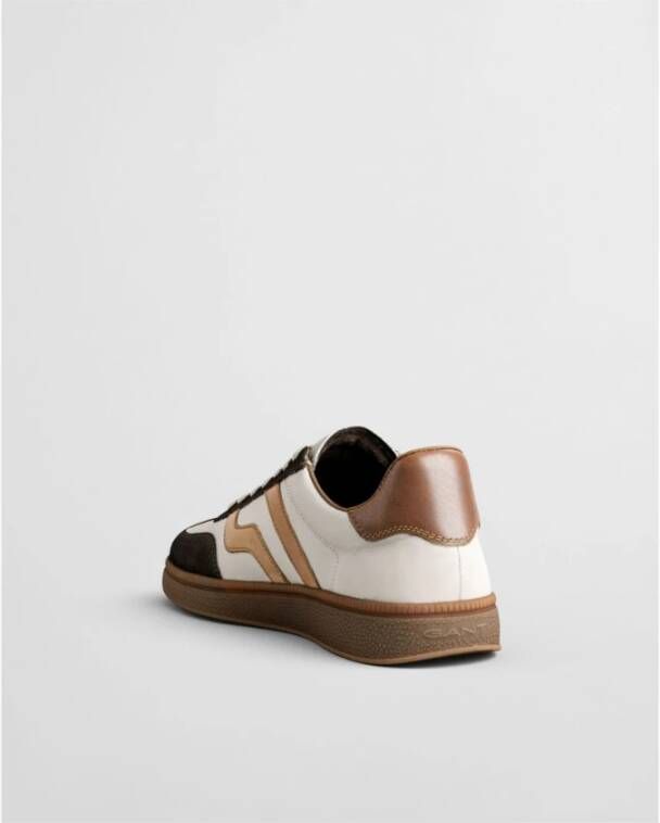 Gant Retro Leren Sneakers Beige Heren