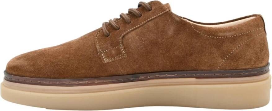 Gant Veterschoenen Warm Khaki Laag Brown Heren