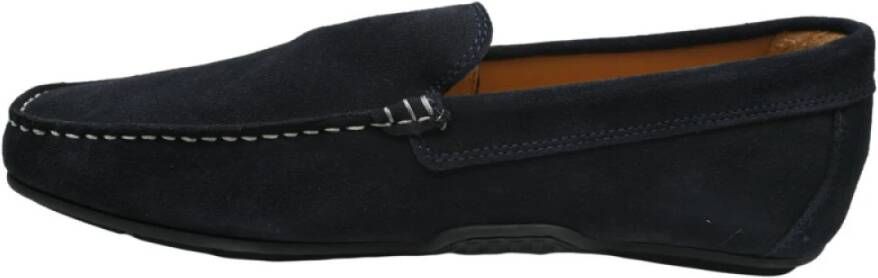 Gant Zijdezacht Suède Marine Mocassins Blue Heren