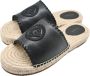 Gant Zwarte Leren Sandalen Black Dames - Thumbnail 3