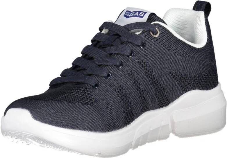 GAS Blauwe Heren Sportschoenen Veters Blue Heren