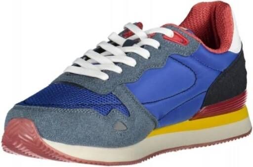 GAS Blauwe Sneakers met Polyester Samenstelling Multicolor Heren