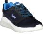 GAS Blauwe Sportieve Vetersneakers met Contrastdetails Blue Heren - Thumbnail 5