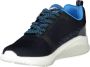 GAS Blauwe Sportieve Vetersneakers met Contrastdetails Blue Heren - Thumbnail 6