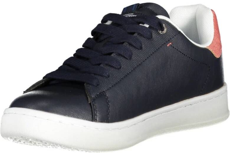 GAS Blauwe Sportschoenen met Contrastdetails Blue Heren