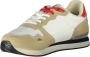 GAS Sportieve witte vetersneakers met contrastdetails White Heren - Thumbnail 12