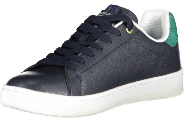 GAS Sportieve Blauwe Veterschoenen met Contrastdetails Blue Heren