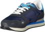 GAS Sportieve Blauwe Veterschoenen met Contrastdetails Blue Heren - Thumbnail 3