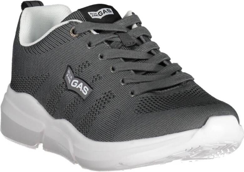 GAS Sportieve Grijze Veterschoenen met Contrastdetails Gray Heren