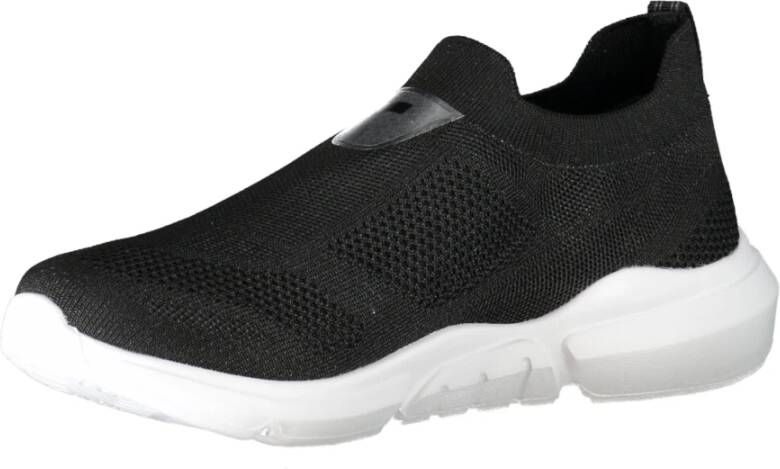 GAS Sportieve Slip-On Sneakers met Elastiek Black Heren