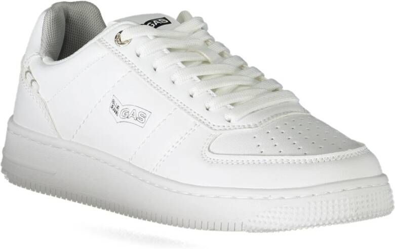 GAS Sportieve Veterschoenen met Contrastdetails White Dames