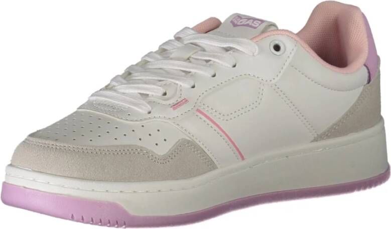 GAS Sportieve Veterschoenen met Contrastdetails White Dames