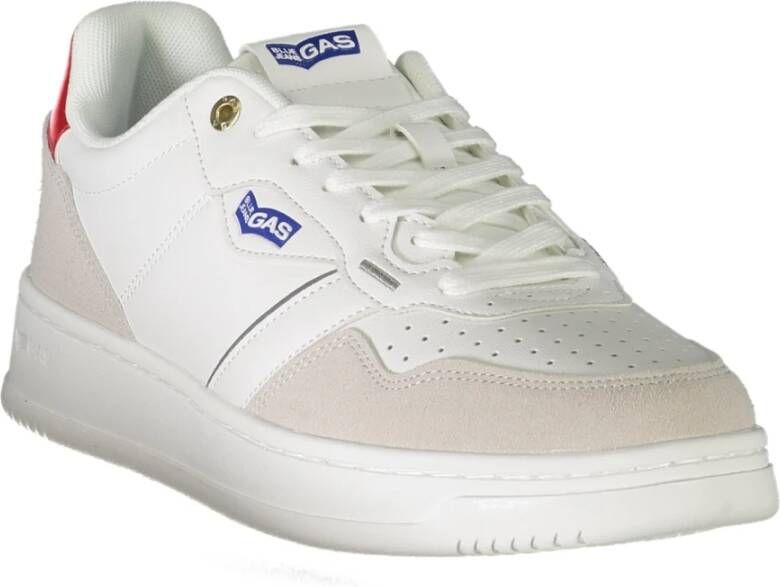 GAS Sportieve Veterschoenen met Contrastdetails White Heren