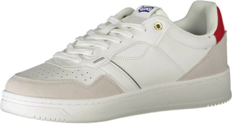 GAS Sportieve Veterschoenen met Contrastdetails White Heren