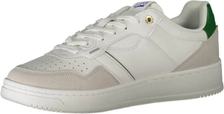 GAS Sportieve Veterschoenen met Contrastdetails White Heren