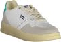 GAS Sportieve Vetersneakers Wit Contrast Logo White Dames - Thumbnail 5