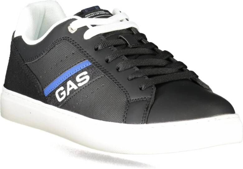 GAS Sportieve Veterschoenen Zwart Black Heren