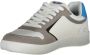 GAS Sportieve Vetersneakers Wit Contrast Logo Multicolor Heren - Thumbnail 3