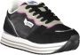 GAS Sportieve Vetersneakers Zwart Black Dames - Thumbnail 2