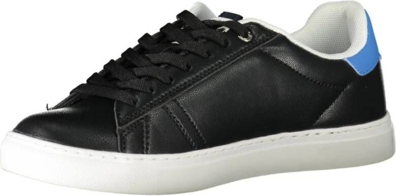 GAS Sportieve Vetersneakers Zwart Black Heren