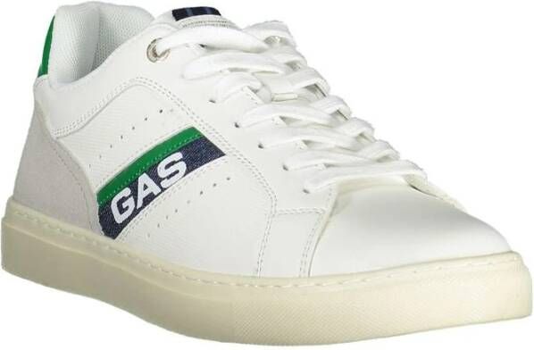 GAS Sportieve witte sneakers met contrastdetails White Heren