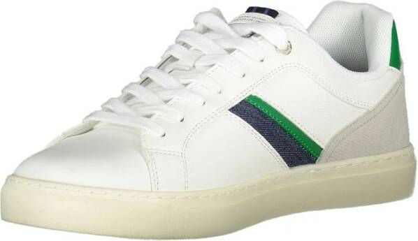 GAS Sportieve witte sneakers met contrastdetails White Heren