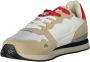 GAS Sportieve witte vetersneakers met contrastdetails White Heren - Thumbnail 9