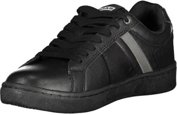 GAS Zwarte Sneaker van Kunstleer Black Heren