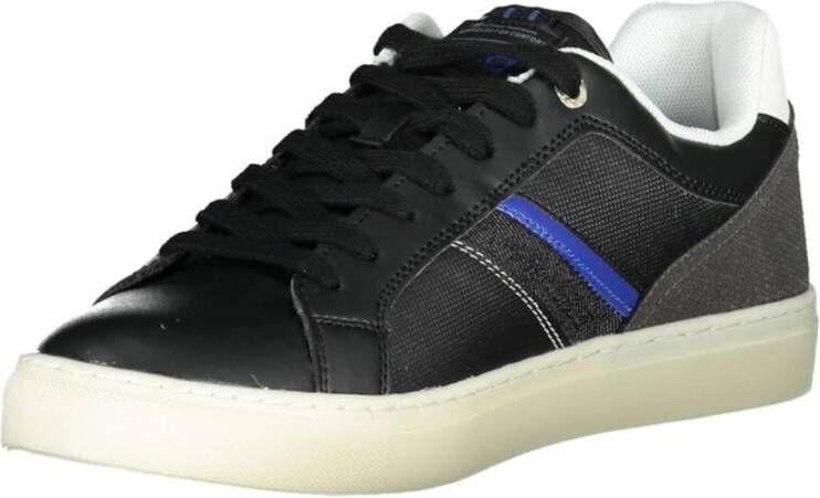 GAS Zwarte Sneakers met Contrastdetails Black Heren