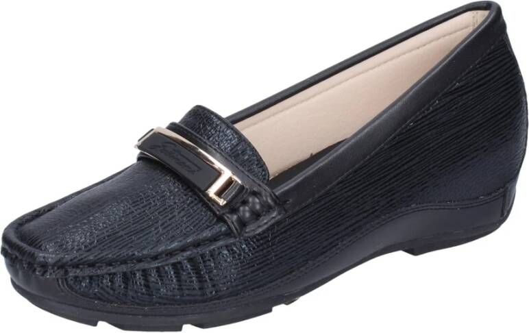 Gattinoni Dames synthetisch leren loafers Black Dames