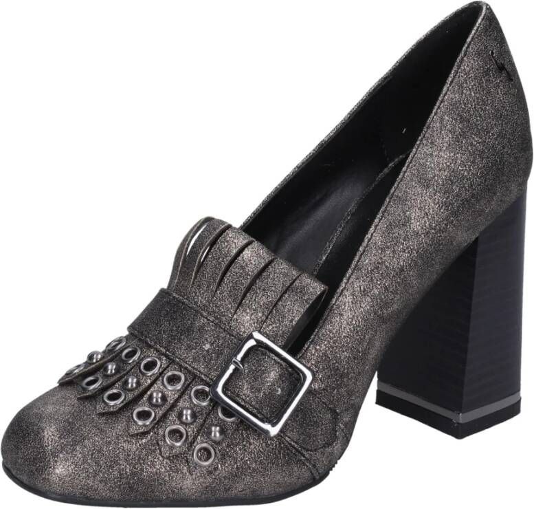 Gattinoni Dames synthetisch leren loafers Gray Dames