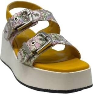 Gattinoni Flat Sandals Multicolor Dames