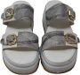 Gattinoni Luna Sandal PVC Planetarium Leather Peglu6232Wpq Grijs Dames - Thumbnail 2