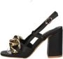 Gattinoni High Heel Sandals Zwart Dames - Thumbnail 4