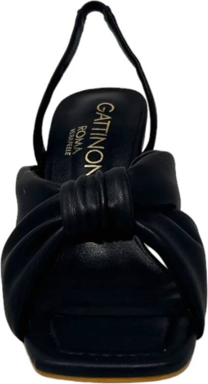 Gattinoni Hoge Hak Sandalen Black Dames