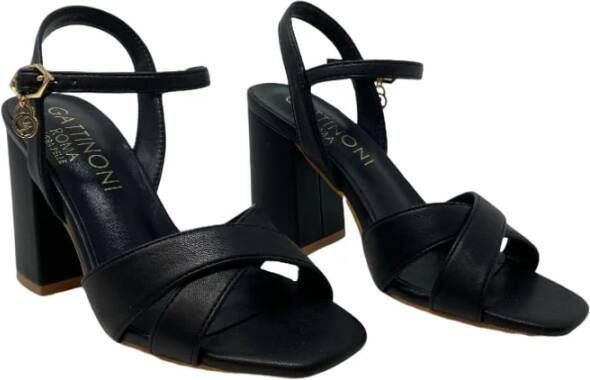 Gattinoni Hoge hak sandalen Black Dames