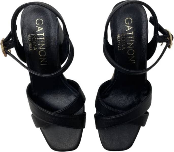 Gattinoni Hoge hak sandalen Black Dames