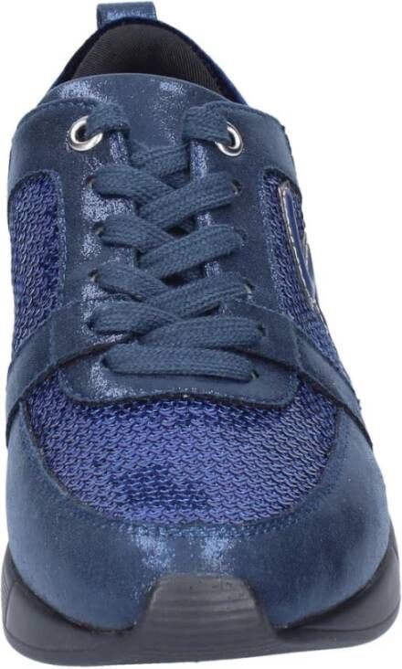 Gattinoni Pailletten Damessneakers Blue Dames